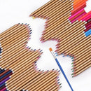 Professional 72 Colored Pencils Set Water Color Pencils with Brush Protecti