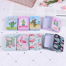 Flower Tin Trinket Coin Box Jewelry Storage Case Gifts Packing 90x65x25mmB Gw