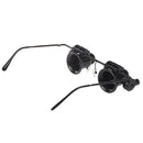 Watch Repair Magnifier Loupe 20X Glasses With LED Light