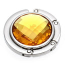 Folding Purse Handbag Holders Crystal Bag Hook Hanger Hold Orange Portable