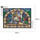5D DIY Special-shaped Diamond Painting Cross Stitch Kit (R8107 Religion)