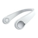Portable Mini Neck Wearable Fan Rechargeable Neckband Air Cooler (White)