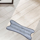 1 Set 2 Pcs Fiber Flat Mop Head Floor Cleaning Cloth X Type Replace Cloth M