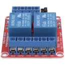 DC 12V 2-Channel Relay Module with Optocoupler H/L Level Triger for Arduino S4Z3