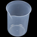 Clear White Plastic 50mL Measuring Cup Beaker for Flour Sugar Liquid