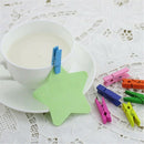 Mini Colorful Wooden Clip Office Supplies Photo Memo Peg Pin Diy Craft Post