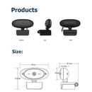 C2 2MP 1080P Full HD Webcam Built-in Microphone USB Driver Free Web Camera