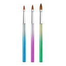 3x Nail Art Brush Set Nail Painting Brushes Liner Brush Nail Drawing Pens