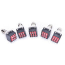 5 pcs 3PDT 9-Pin Guitar Effects Stomp Switch Pedal Box Foot Metal True LJ