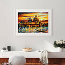 Full Drill 5D Diamond Painting DIY Seaside Castle Embroidery Cross Stitch  A