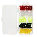 70pcs Soft Silicone Fishing Lures Grub Worm Insects Imitation Corn Niblet