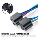 6pcs 5-Pin SPST Automotive Electrical Relays with 14AWG Wires Car FuseB Ew