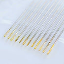 12pcs Elderly Needles Electroplated Side Pinhole DIY Home Sewing Accessory