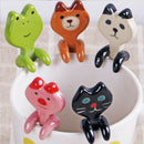HOT Cartoon Animal Ceramic Spoon Teaspoon Spoon Stirring Mixing Coffee New x