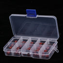 50x Slow Blow TR5 Series Micro Fuse Assortment Kit (10 values each 5pcs )