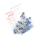 65 Unids Rm063 Vertical Azul Blanco Ajustable Kit De Resistencia De 100 Ohm