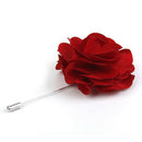 Brooch Pin in Cloth for Men - Red O9E1