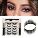 5 Pairs Magnetic Liquid Eyeliner Eyelashes Kit Natural Long Set. Quality B8L0