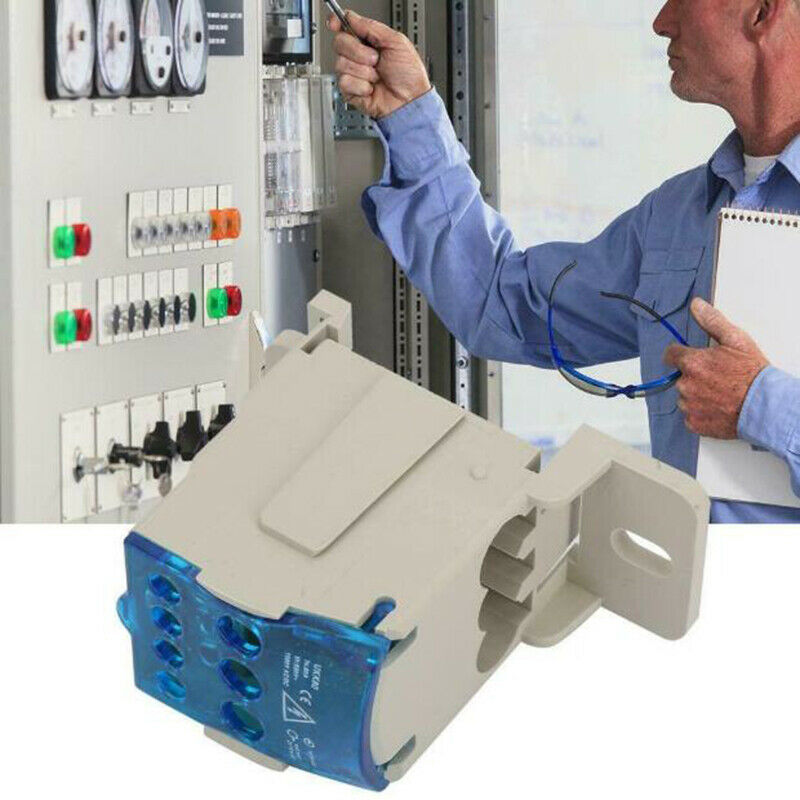 UKK80A Terminal Block Wire Connector Electrical Junction Box Power Junction  Gw