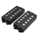 2 Pcs Black Magnet M Style Bass Humbucker 5 String Pickup for Bass Guitar
