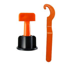 50Pc Flooring Wall Tile Leveling System Leveler Plastic Clip Adjustable Loc K4X5
