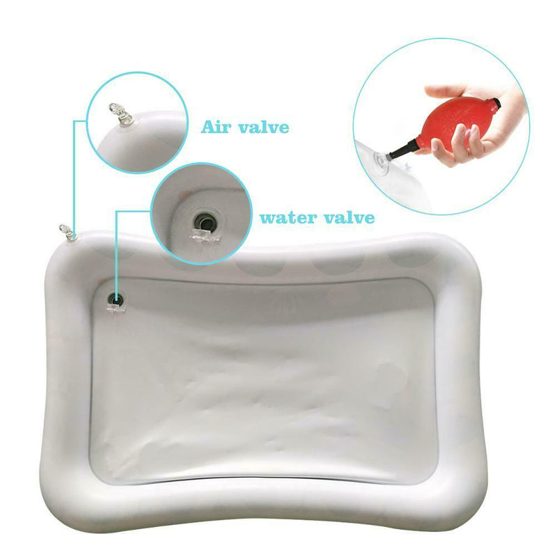 70CM Baby Kid Water Play Mat Inflatable Thicken PVC Infants Gym Playmat