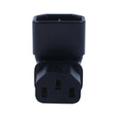 Right Angled IEC Adapter, Up Angled IEC 320 C14 to C13 for LCD/LEC TV Wall