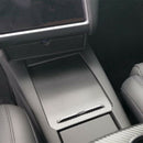 Car Armrest Box Control Panel Decoration Cover Center Console Carbon Fiber  M9J8