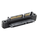 SATA 22P Male to Female 90 Degree 7+15P F/M for Hard Disk Interface L7Z5