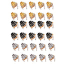 Set 10PCS 6.35mm 1/4" Mono Jacks Electric Guitar Spare Plug Sockets Nickle