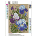 5D DIY Full Drill Diamond Painting Flowers Cross Stitch Embroidery Mosaic