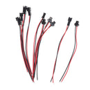 10pc 2Pin Wire Lead Battery Connector Adapter LED Strip Connectors Cable 10cm J~