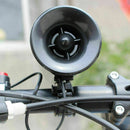 Ultra-loud Speaker Black Bicycle .Electronic 6Sounds Bell I6V4 D Alarm Bike H4S3