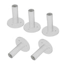 Pack Of 5 Rubber Dual Purpose Golf Driving Range Tees Home Range Tee White