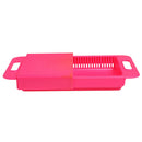 Household Chopping Cutting Board With Drawer Style for Fruit Vegetables Red