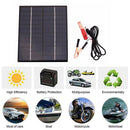 5.5W 12V Solar Panel Battery Charger Board Waterproof Polycrystalline Plate