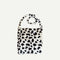 Cow Print Crossbody Bag Plush Women Fashion Big Capacity Shoulder Pouch (2)