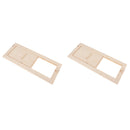 Pack of 2 Sauna Air Vent Set Sauna Access Vents Air Vent Grille Natural Wooden