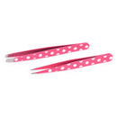 2Pcs/Set Hair Removal Eyebrow Tweezer Eye Brow Clips Beauty Makeup Tools JR