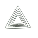 5X triangl shape stainless steel cookie cutter cake baking mould biscuit mouldJR