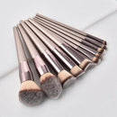 New Women'S Fashion Brushes Champagne Makeup Brushes For Foundation Powder