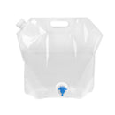 Portable Outdoor Folding Collapsible Water Bags Drinking Carrier (White 5L) A