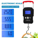 50kg Mini Weighting Electronic Scales Retractable Travel Luggage Scale