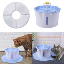 Automatic Filtered Water Fountain Dispenser For Pet Cat Puppy Drinking Blue