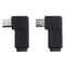 2pcs 90 Degree Micro USB Female to Micro USB Male Adapter Connector #gib