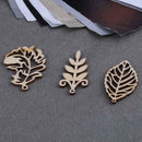 10pcs Wood Chips Mixed Leaves Home Decor DIY Handmade Accessories