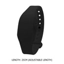 Liquid Soap Wristband Sanitizer Dispenser Holder Bracelet w/Bottle (Black)