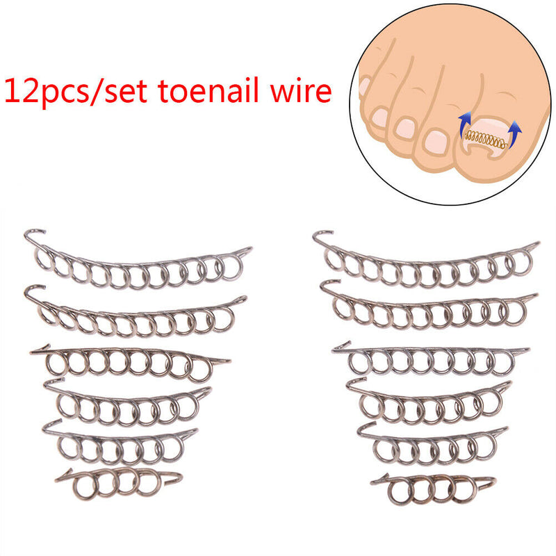 12pcs toenail correction tool ingrown wire fixer toe nail recover foot  TwJ Gw