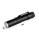 Mini Zoomable XPE LED Flashlight 3 Modes IP44 Waterproof Pen Light Torch
