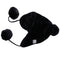 Bluetooth Headphones Beanie Hat Smart Wireless Headset Knit Smart Cap Black